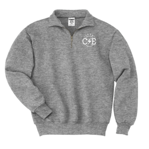 Jerzees® Embroidered CE 1/4 Zip Sweatshirt