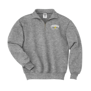 Jerzees® Embroidered Cimarron Logo 1/4 Zip Sweatshirt