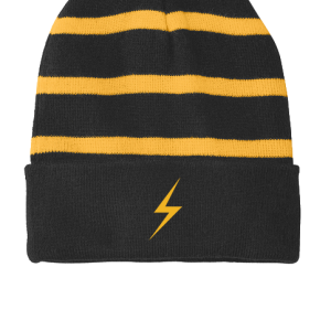 Embroidered Bolt Beanie